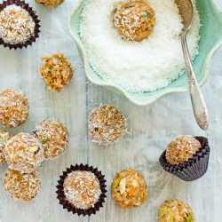 Nutty Coconut Vermicelli Truffles