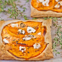 Spiced Pumpkin & Feta Tarts