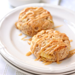 Caramel Apple Cinnamon Biscuits