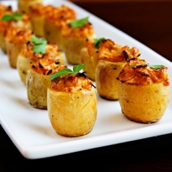 Artichoke Baked Potato Bites