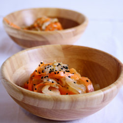 Daikon Salad with Sesame Oil