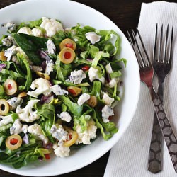 Green Salad with Blue Cheese Dressing