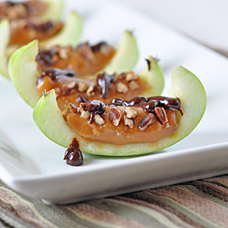 Inside Out Caramel Apple Slices