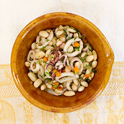 Squid with White Beans