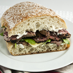 Peppered Beef Sandwiches