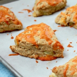 Apple and Cheddar Scones