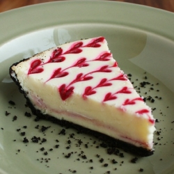 White Chocolate Raspberry Cheesecake