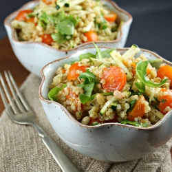 Quinoa Salad with Mint Vinaigrette