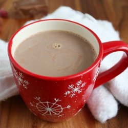 Creamy Raspberry Hot Chocolate