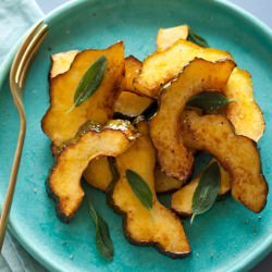 Maple Glazed Roasted Acorn Squash