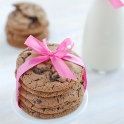 Triple Chocolate Malt Cookies