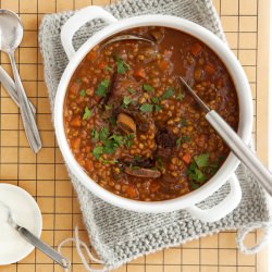 Barley Soup with Short Ribs