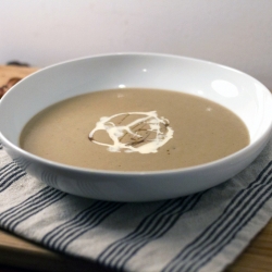 Roasted Chestnut and Apple Soup