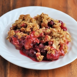 Cranberry Apple Oatmeal Crisp