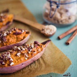 Twice Baked Sweet Potatoes