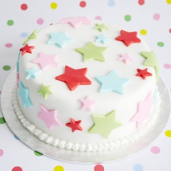 Star Christmas Cake