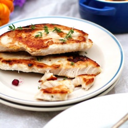 Pan Seared Turkey Cutlets