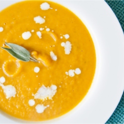 Buttercup Squash & Apple Soup