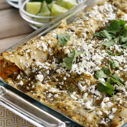 Butternut Squash Enchiladas