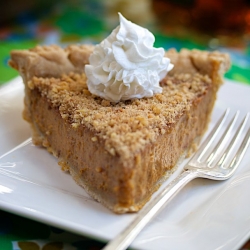 Bourbon Laced Pumpkin Pie