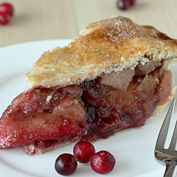 Spiced Apple Cranberry Pie