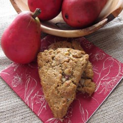 Pear Hazelnut Scones