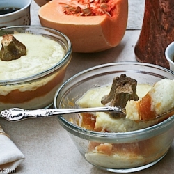 Butternut and Cream Pudding