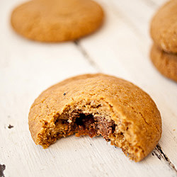 Rolo-Stuffed Brown Sugar Cookies