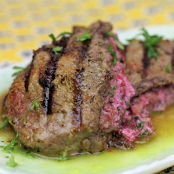 Cranberry Cheese Stuffed Steaks