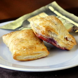 Brie Hazelnut & Blackberry Puffs