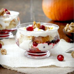 Cranberry Orange Trifle