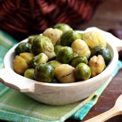 Brussel Sprouts w/ Chestnuts