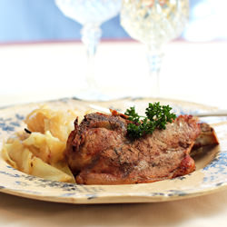 Pork Chops w/ Fennel & Cabbage