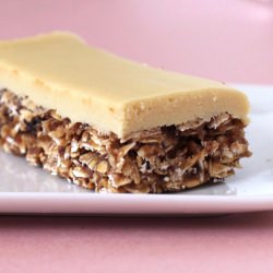 Fig Oatmeal Bars w/ Vanilla Fondant