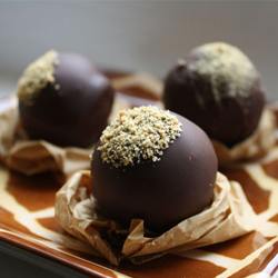 Chocolate-Coated Pumpkin Truffles