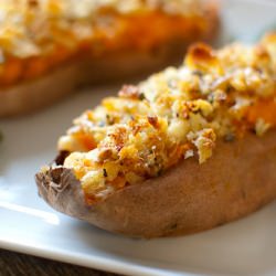 Twice Baked Sweet Potatoes