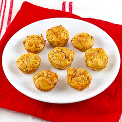 Chorizo Cheddar Potato Puffs