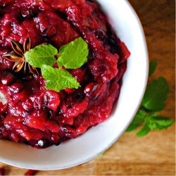 Cranberry Apple Pomegranate Chutney