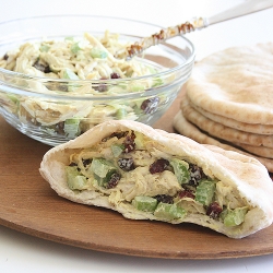 Curried Turkey Pita