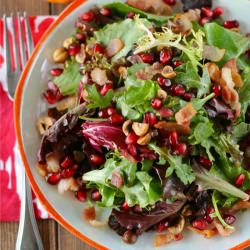 Pomegranate Hazelnut Salad