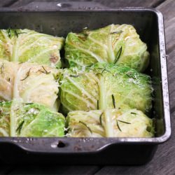 Stuffed Cabbage with Brown Butter