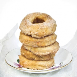 Baked Cinnamon Donuts and Pan