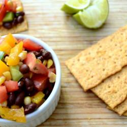 Jalapeno, Lime Black Bean Salsa