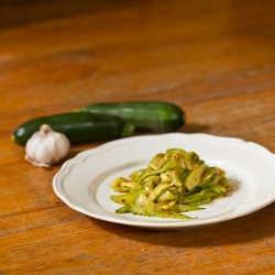 Zucchini Pasta with Native Spices