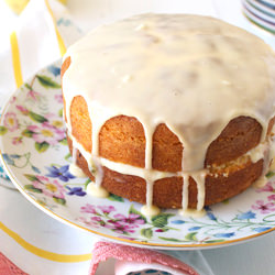 Lemon & Passionfruit Curd Cake