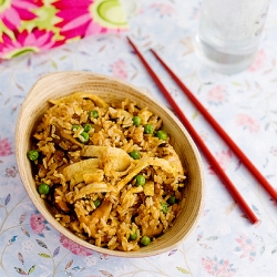 Fried Brown Rice