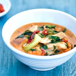 Thai Red Curry with Turkey