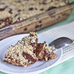 Chocolate Hazelnut Bread Pudding