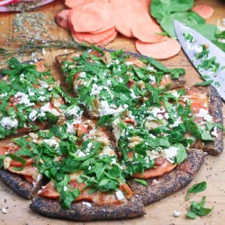 Sweet Potato and Spinach Pizza