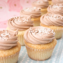 Vanilla Buttermilk Nutella Cupcakes